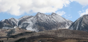 Colorado mountains, snowy mountains